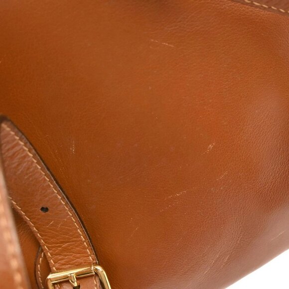 Gucci Brown Leather Bamboo Backpack main image 7